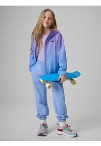 4f - 4F Kurtka softshell wiatroodporna membrana 5000 dziewczęca - multikolor 152 (11-12 lat). Okazja: na uczelnię. Kolor: wielokolorowy. Materiał: softshell. Sezon: lato #2