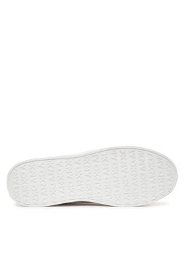 DKNY Sneakersy K1507746 Beżowy. Kolor: beżowy. Materiał: materiał