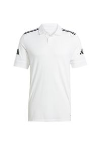 Adidas - Koszulka męska adidas Squadra 25 Polo. Typ kołnierza: polo. Kolor: biały, wielokolorowy, czarny