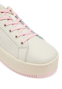Tommy Jeans Sneakersy Tjw Flatform Ess EN0EN02518 Różowy. Kolor: różowy. Materiał: skóra