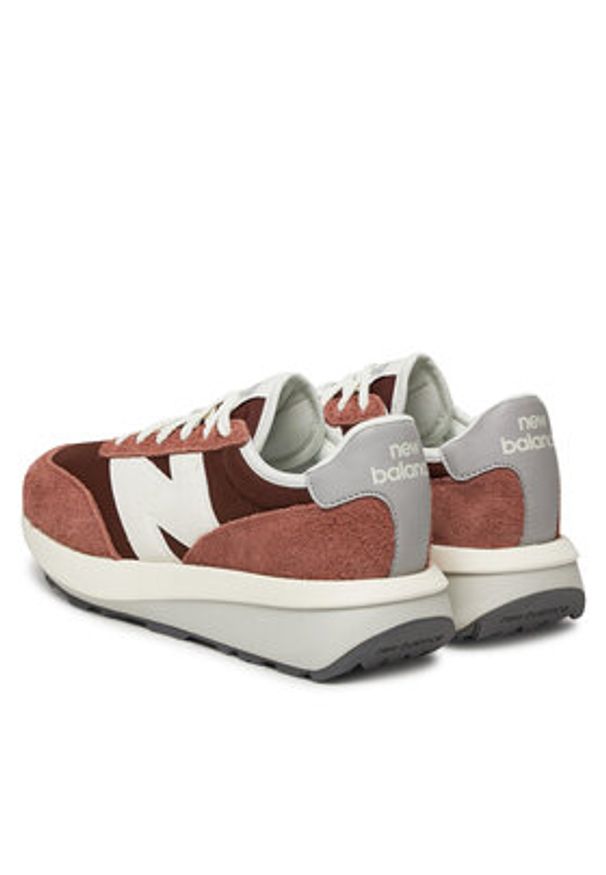 New Balance Sneakersy U370AI Brązowy. Kolor: brązowy. Materiał: zamsz, skóra