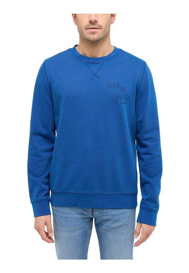 Męska Bluza Nierozpinana Mustang Style Clio Navy Peony 1016260 5445