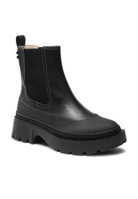 Coach Botki Jayla Leather Bootie CM770 Czarny. Kolor: czarny. Materiał: skóra
