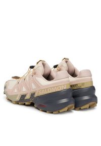 salomon - Salomon Buty do biegania Speedcross 6 W L49197100 Beżowy. Kolor: beżowy. Materiał: materiał. Model: Salomon Speedcross #3