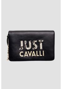 Just Cavalli - JUST CAVALLI Czarna torebka C Cut Out Logo. Kolor: czarny