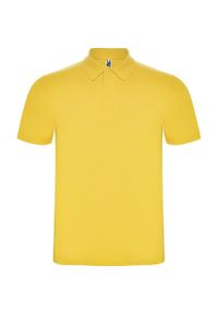 ROLY - Koszulka Polo Z Krótkim Rękawem Unisex Adult Austral. Typ kołnierza: polo. Kolor: żółty. Długość rękawa: krótki rękaw. Długość: krótkie