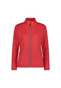 Damski polar CMP. Kolor: czerwony, wielokolorowy, pomarańczowy. Materiał: polar. Sport: turystyka piesza #1