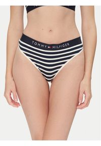 TOMMY HILFIGER - Tommy Hilfiger Stringi UW0UW04796 Granatowy. Kolor: niebieski. Materiał: bawełna