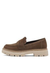 Jenny - JENNY Loafersy MOLLIE WS6211-07 Brązowy. Kolor: brązowy. Materiał: materiał #4