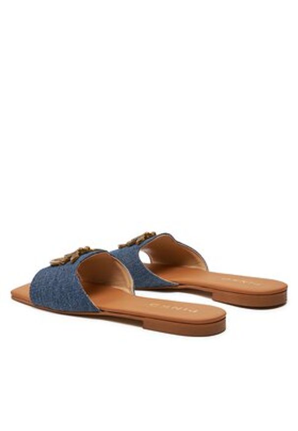 Pinko Klapki Marli 01 SD0063 T002 Granatowy. Kolor: niebieski. Materiał: materiał