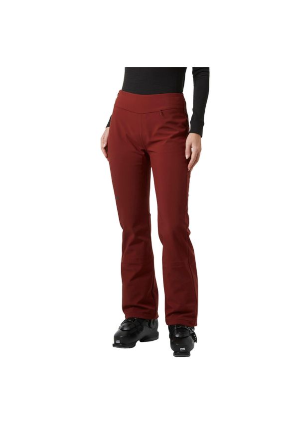 Spodnie narciarskie dla kobiet Helly Hansen Nora. Kolor: czerwony. Sezon: zima. Sport: narciarstwo