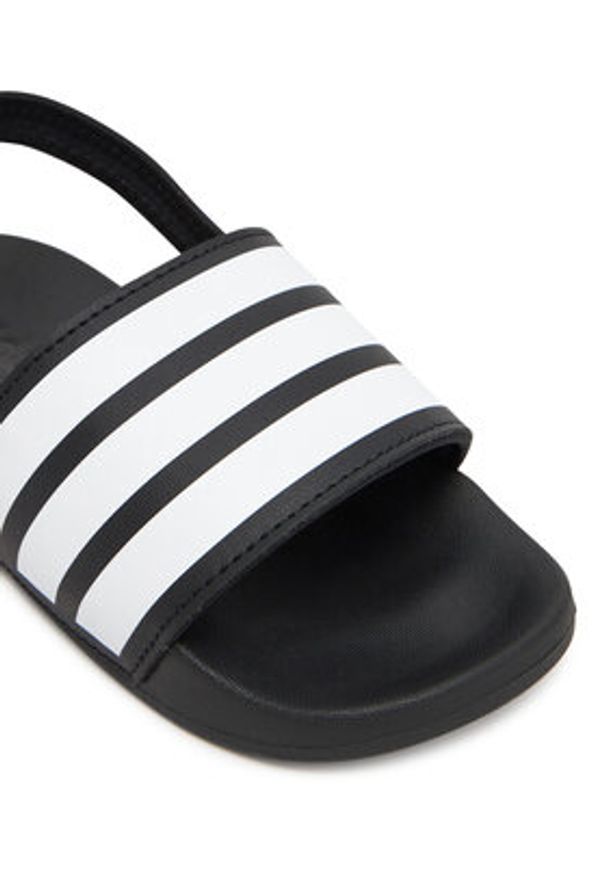 Adidas - adidas Sandały adilette Estrap JR5328 Czarny. Kolor: czarny