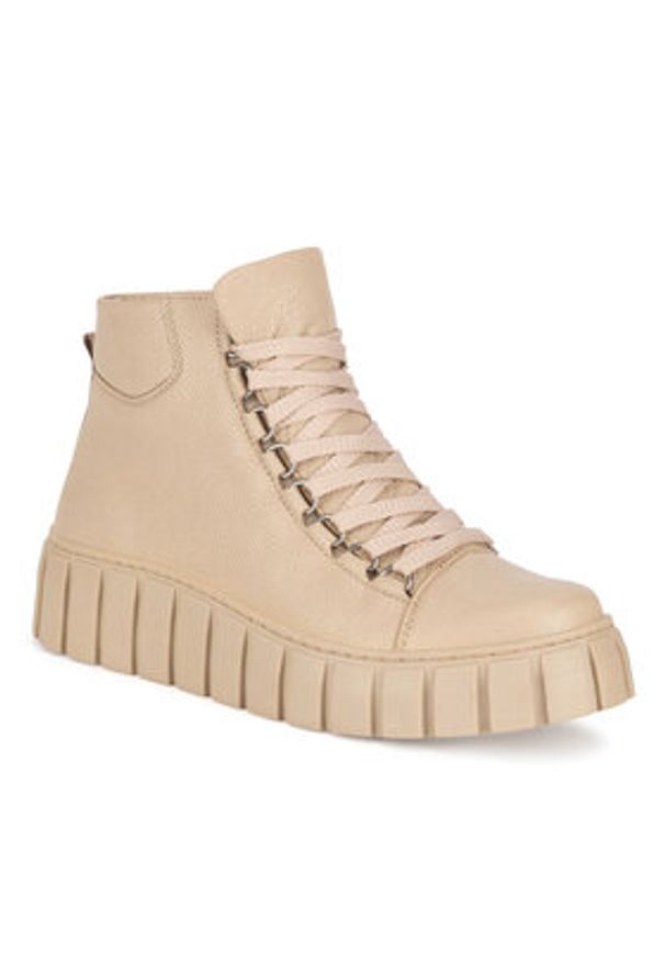 Sergio Bardi Trzewiki WI23-B1025-01SB Beżowy. Kolor: beżowy. Materiał: skóra