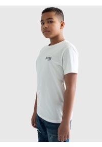 Big-Star - Koszulka chłopięca z niewielkim logo na piersi biała Tesser 100. Kolor: biały. Materiał: jeans, dzianina, skóra. Wzór: nadruk, gładki. Styl: młodzieżowy, klasyczny, sportowy #3