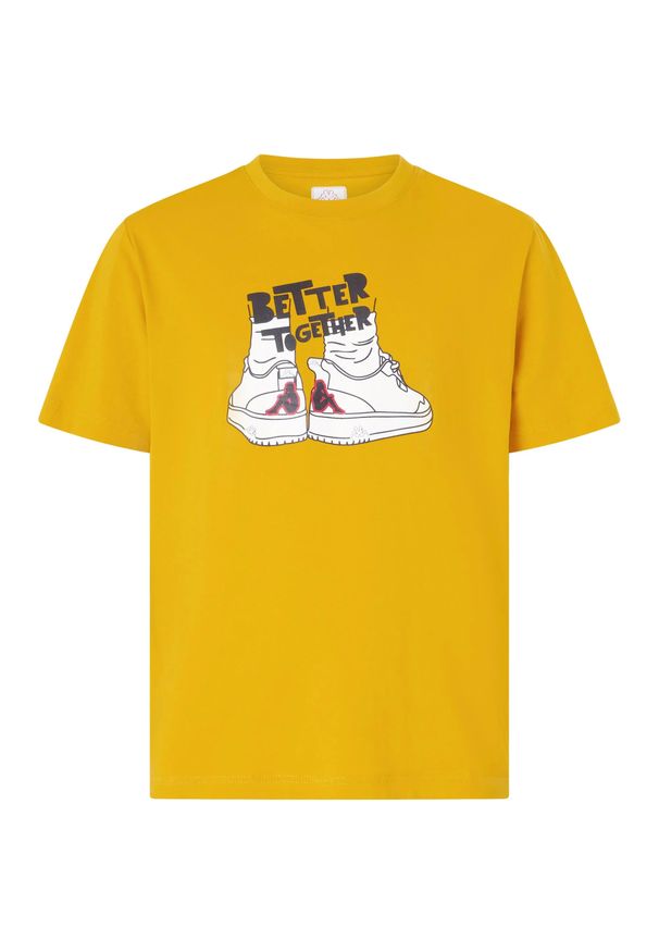 Koszulka Kappa Glabu Tbar. Kolor: żółty