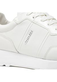 Calvin Klein Sneakersy Low Top Lace Up Lth W/ Hf HM0HM01479 Biały. Kolor: biały. Materiał: skóra #3