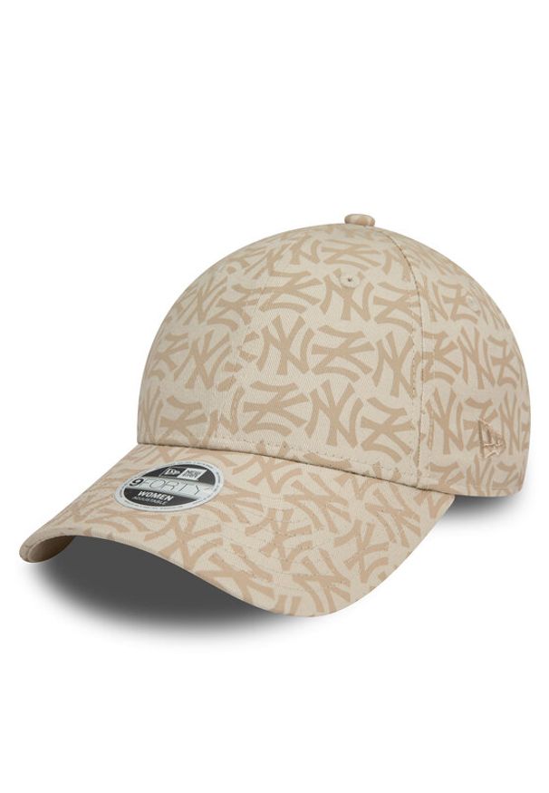 New Era Czapka z daszkiem Wmns Mono 940 Nyy 60503453 Beżowy. Kolor: beżowy. Materiał: materiał