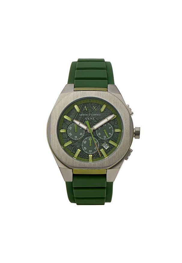 Zegarek Armani Exchange. Kolor: zielony