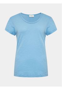 AMERICAN VINTAGE - American Vintage T-Shirt Jacksonville JAC48VH23 Niebieski Regular Fit. Kolor: niebieski. Materiał: bawełna, wiskoza. Styl: vintage #1