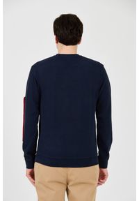 Aeronautica Militare - AERONAUTICA MILITARE Granatowa męska bluza, Rozmiar XXL. Typ kołnierza: bez kaptura. Kolor: niebieski #8