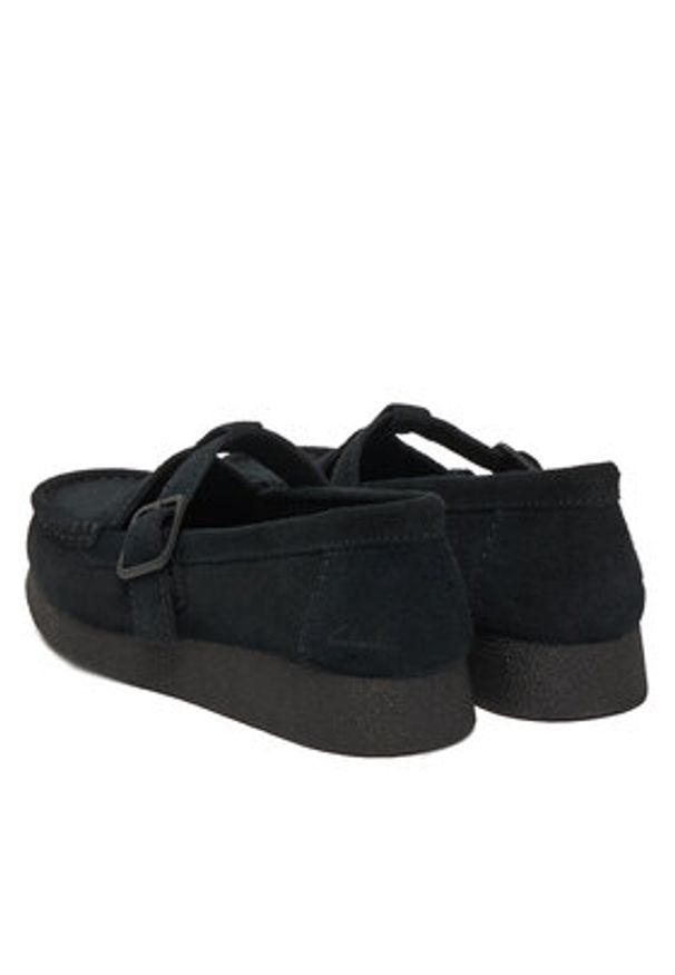 Clarks Półbuty WallabeeEVOBar 26183153 Czarny. Kolor: czarny. Materiał: zamsz, skóra