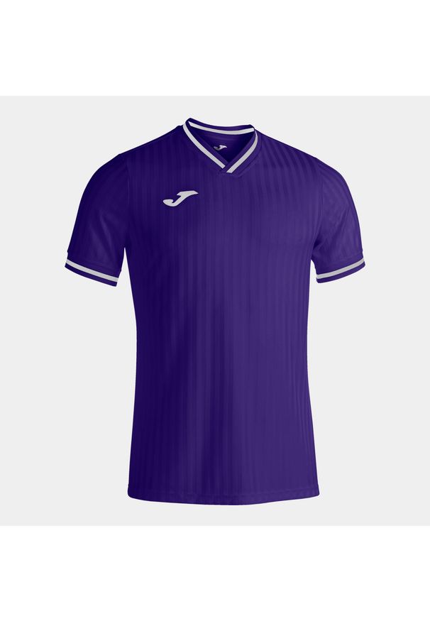 Koszulka do piłki nożnej męska Joma Toletum III. Kolor: fioletowy. Sport: piłka nożna