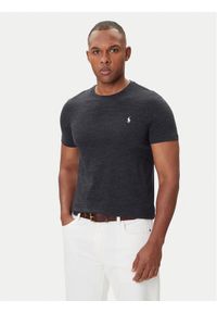Polo Ralph Lauren T-Shirt Classics 710671438164 Czarny Slim Fit. Typ kołnierza: polo. Kolor: czarny. Materiał: bawełna