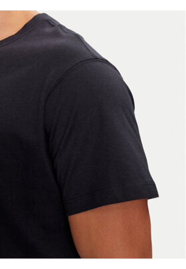 Guess T-Shirt M4BI42 I3Z14 Granatowy Regular Fit. Kolor: niebieski. Materiał: bawełna