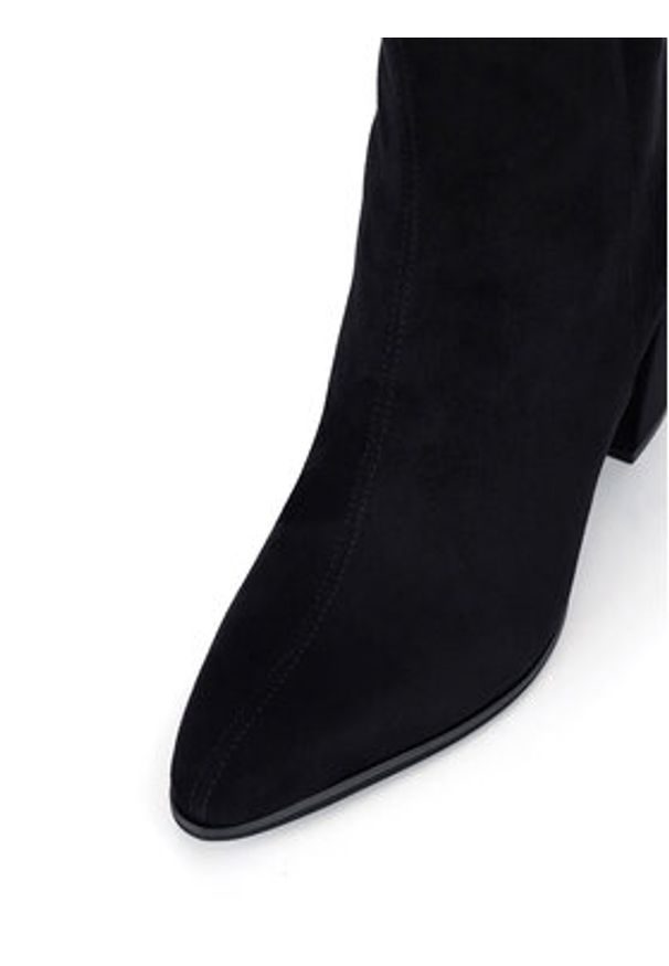 Nine West Botki WFA3000-1 Czarny. Kolor: czarny. Materiał: materiał