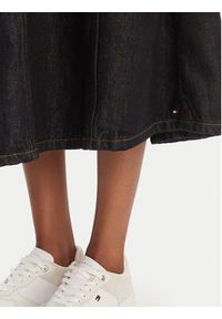 TOMMY HILFIGER - Tommy Hilfiger Spódnica jeansowa WW0WW47730 Granatowy Regular Fit. Kolor: niebieski. Materiał: bawełna, syntetyk #3