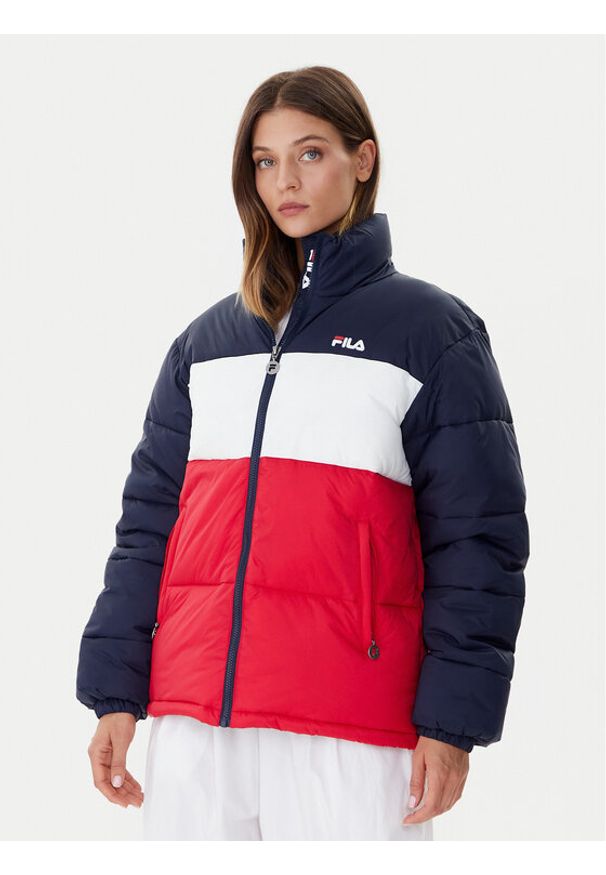 Fila Kurtka zimowa Susi 688379 Kolorowy Regular Fit. Materiał: syntetyk. Wzór: kolorowy. Sezon: zima