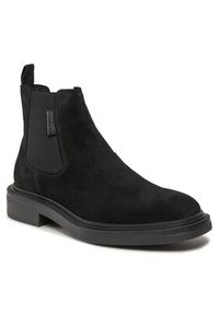 GANT - Gant Sztyblety Fairwyn Chelsea Boot 27653405 Czarny. Kolor: czarny. Materiał: skóra