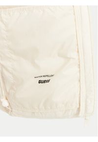 Guess Kurtka zimowa V4YL03 WFUD0 Écru Regular Fit. Materiał: syntetyk. Sezon: zima