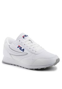 Fila Sneakersy Orbit Low Wmn 1010308.1FG Biały. Kolor: biały. Materiał: skóra #3