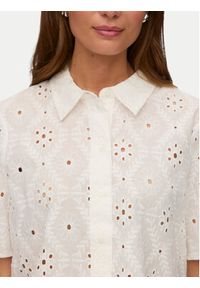 Vero Moda Koszula Eliza 10342754 Biały Regular Fit. Kolor: biały. Materiał: bawełna #4