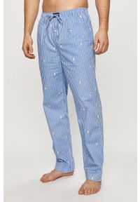 Polo Ralph Lauren - Spodnie piżamowe. Kolor: niebieski. Materiał: tkanina, bawełna #1