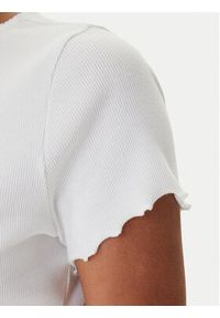 Tommy Jeans Bluzka DW0DW20377 Biały Slim Fit. Kolor: biały. Materiał: bawełna #2