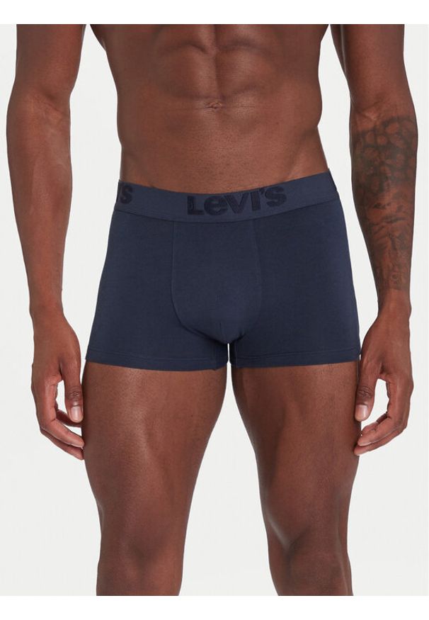 Levi's® Komplet 3 par bokserek 37149-0297 Granatowy. Kolor: niebieski. Materiał: bawełna