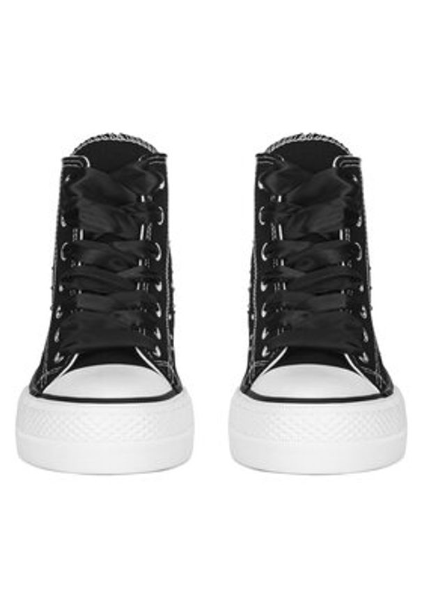 DeeZee Trampki WFA2791-2 Czarny. Kolor: czarny. Materiał: materiał