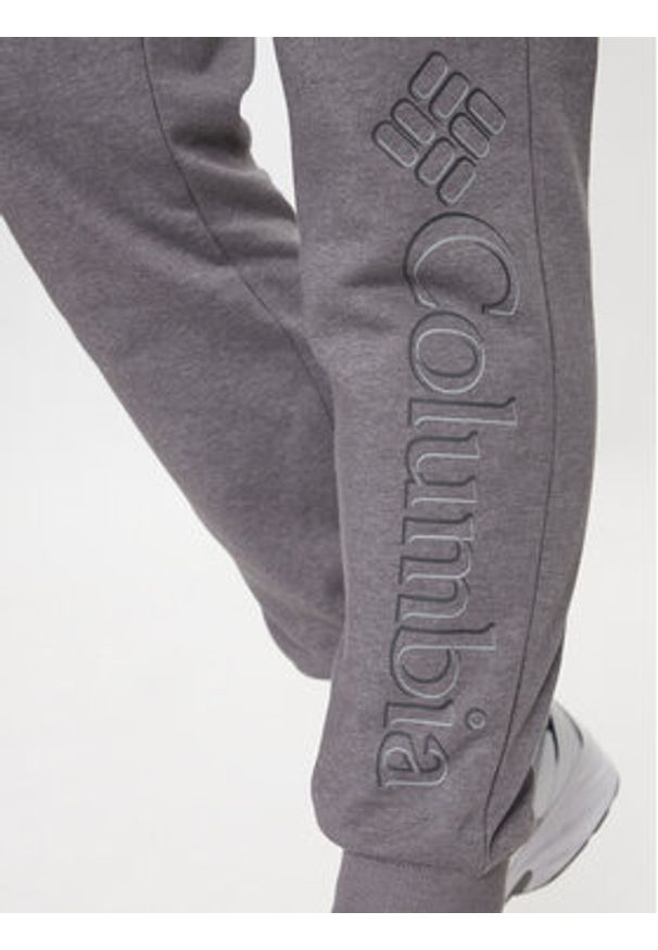 columbia - Columbia Spodnie dresowe M CSC Logo™ Fleece Jogger II Szary Regular Fit. Kolor: szary. Materiał: bawełna