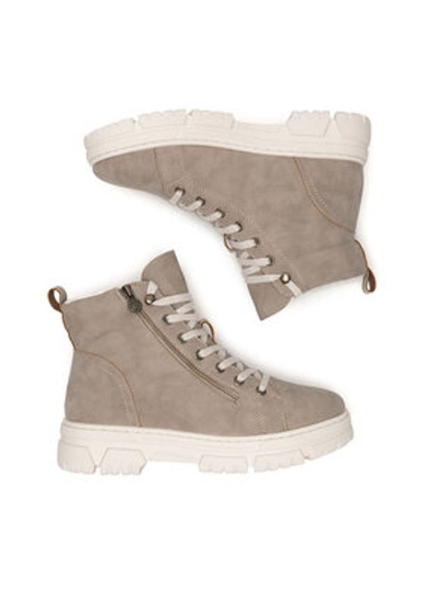 Go Soft Trzewiki WS6385-02 Beżowy. Kolor: beżowy. Materiał: materiał