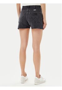 Wrangler Szorty jeansowe Cowboy 112362695 Czarny Relaxed Fit. Kolor: czarny. Materiał: bawełna #4
