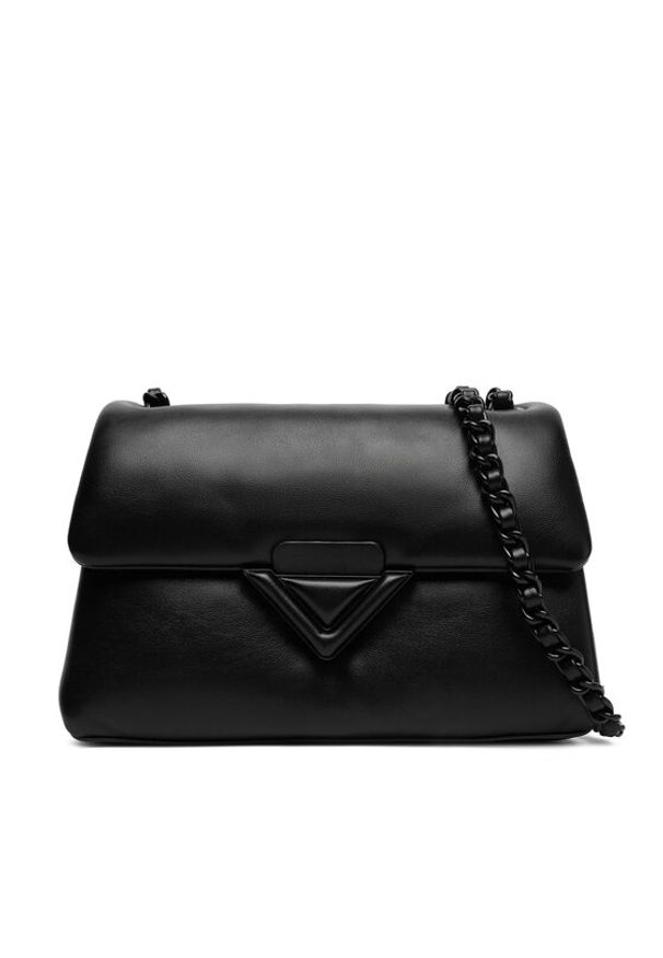 Aldo Torebka Softpuff 14141500 Czarny. Kolor: czarny. Materiał: skórzane