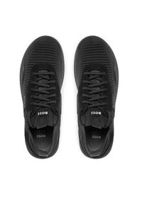 BOSS - Boss Sneakersy Titanium Runn 50498245 Czarny. Kolor: czarny. Materiał: materiał #6