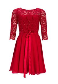 Swing Sukienka koktajlowa 77761210 Czerwony Regular Fit. Kolor: czerwony. Materiał: syntetyk. Styl: wizytowy #2