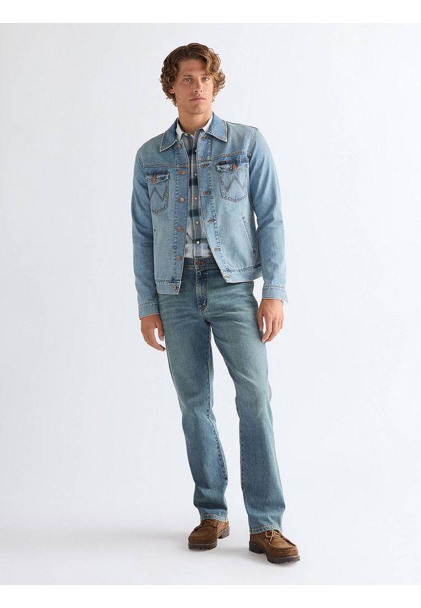 Wrangler - MĘSKIE SPODNIE WRANGLER TEXAS MIDNIGHT HAZE 112378455