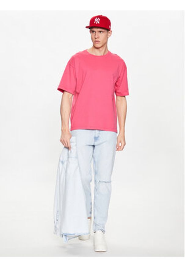 Champion T-Shirt 218651 Różowy Regular Fit. Kolor: różowy. Materiał: bawełna