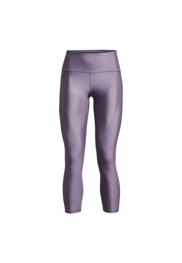 Legginsy damskie Under Armour HG Armour HiRise 7/8 NS. Kolor: fioletowy