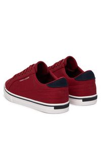 TOMMY HILFIGER - Tommy Hilfiger Tenisówki Vulc Core Long Lace FM0FM05688 Bordowy. Kolor: czerwony. Materiał: materiał #3