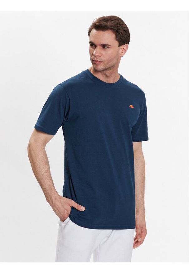 Ellesse T-Shirt Chello SHR17632 Granatowy Regular Fit. Kolor: niebieski. Materiał: bawełna